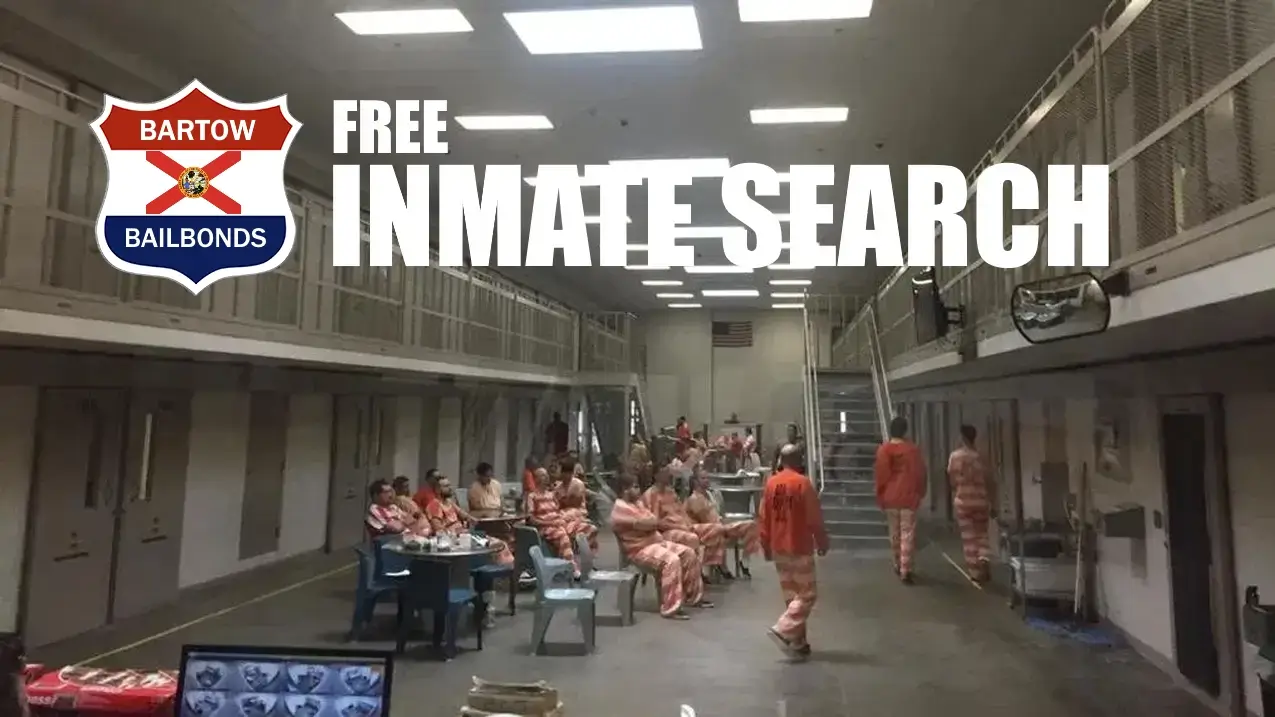Inmate search shown in Polk County jail in Bartow, Florida