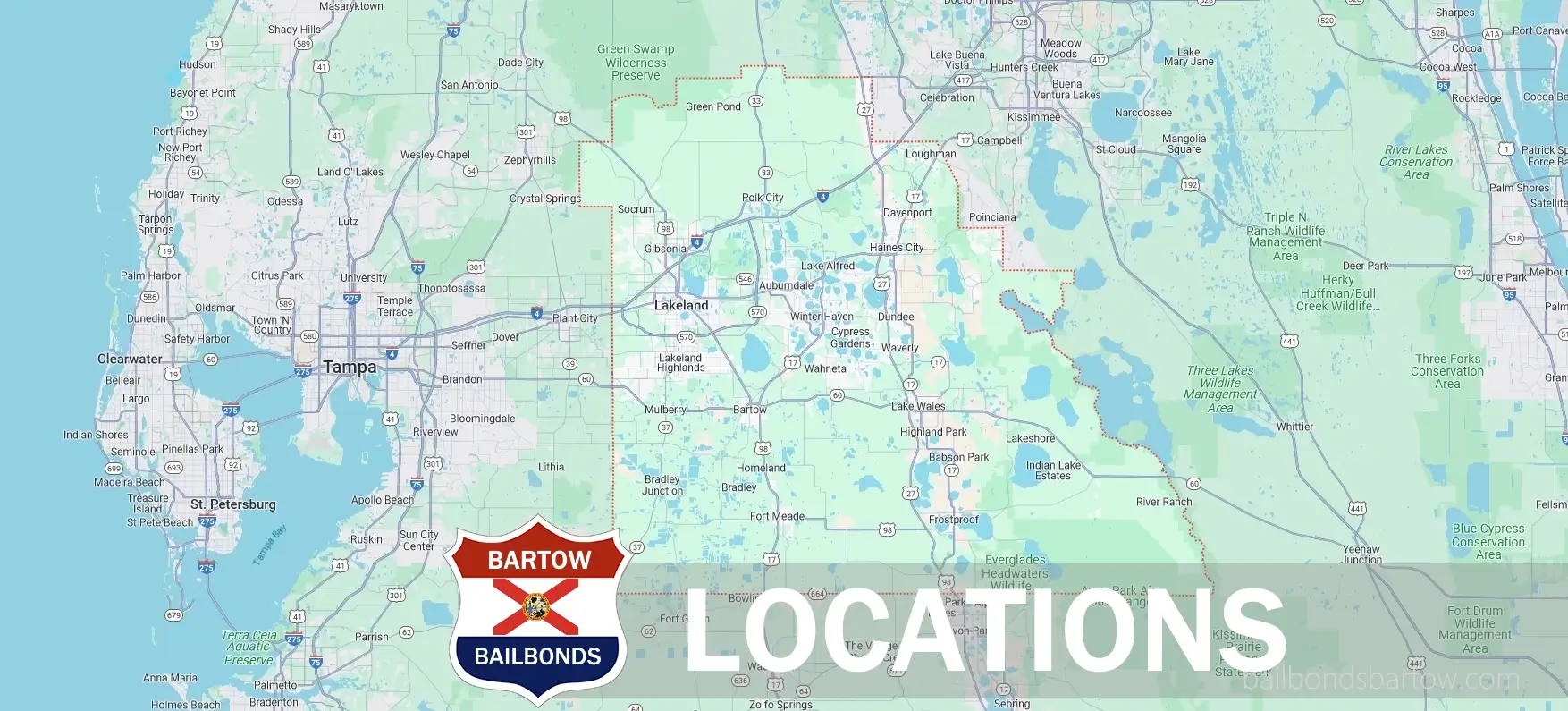 Bail Bond Locations in Florida open 24 hours